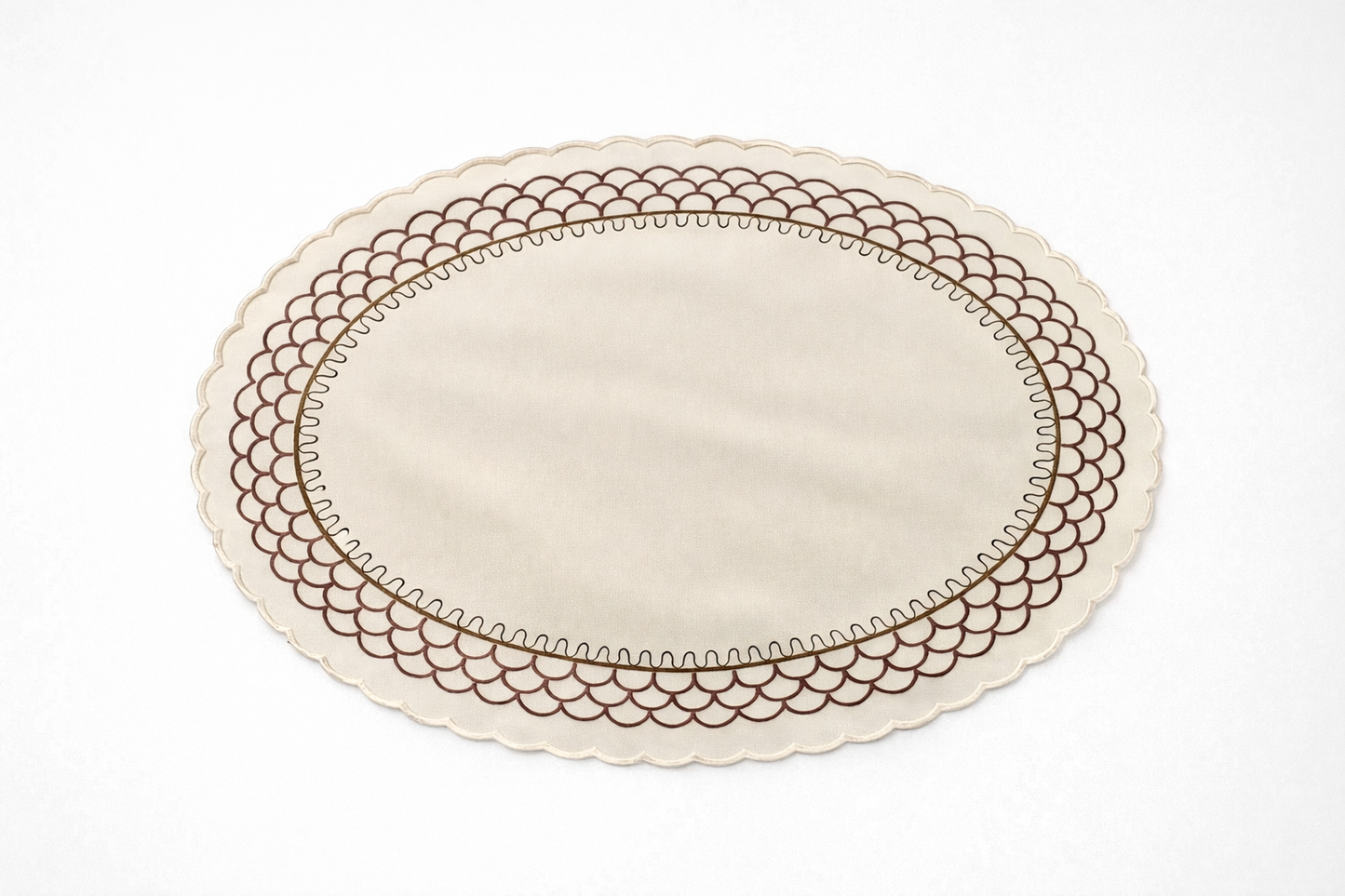 Centre de table brodé