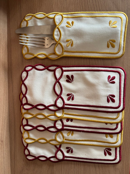 Lot de 6 range-couverts