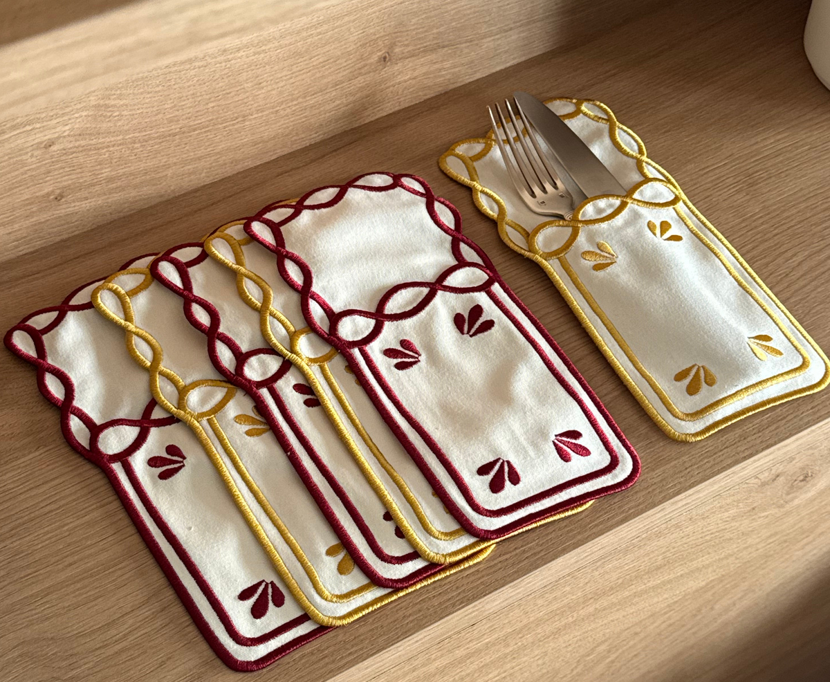 Lot de 6 range-couverts