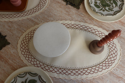 Centre de table brodé