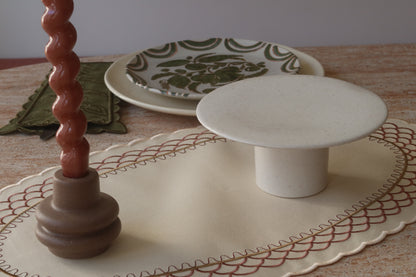 Centre de table brodé